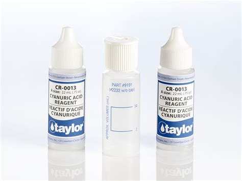 cyanuric acid test bottle|cyanuric acid test method.